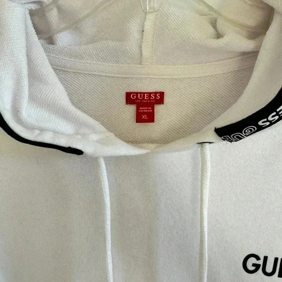 Guess Hoodie white L - Picture 3 of 6